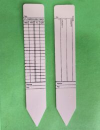 Stick-in bloom labels - white, 10/pack