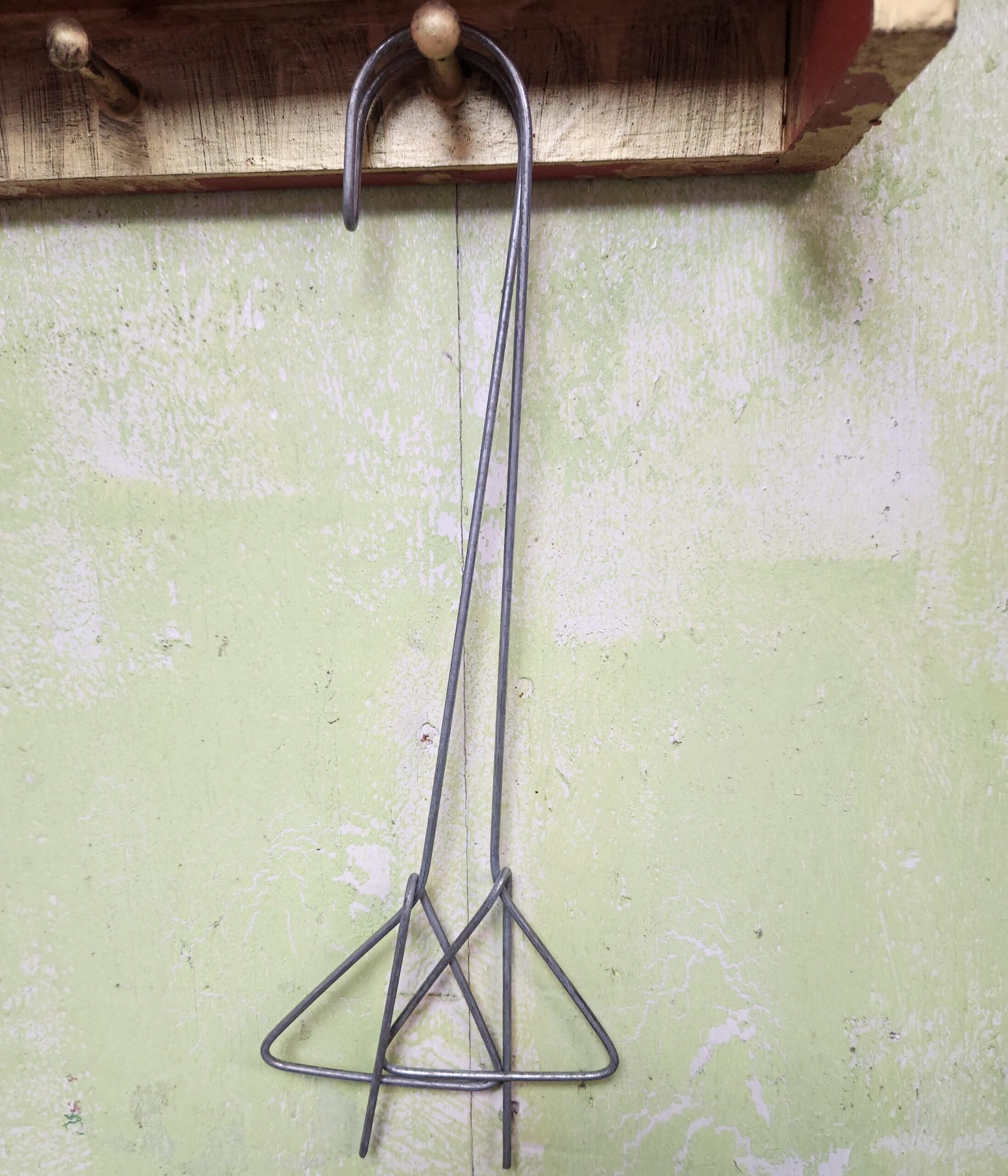 Orchid Nerd ™ Galvanized Double Clay Pot Metal Hangers 18 inch