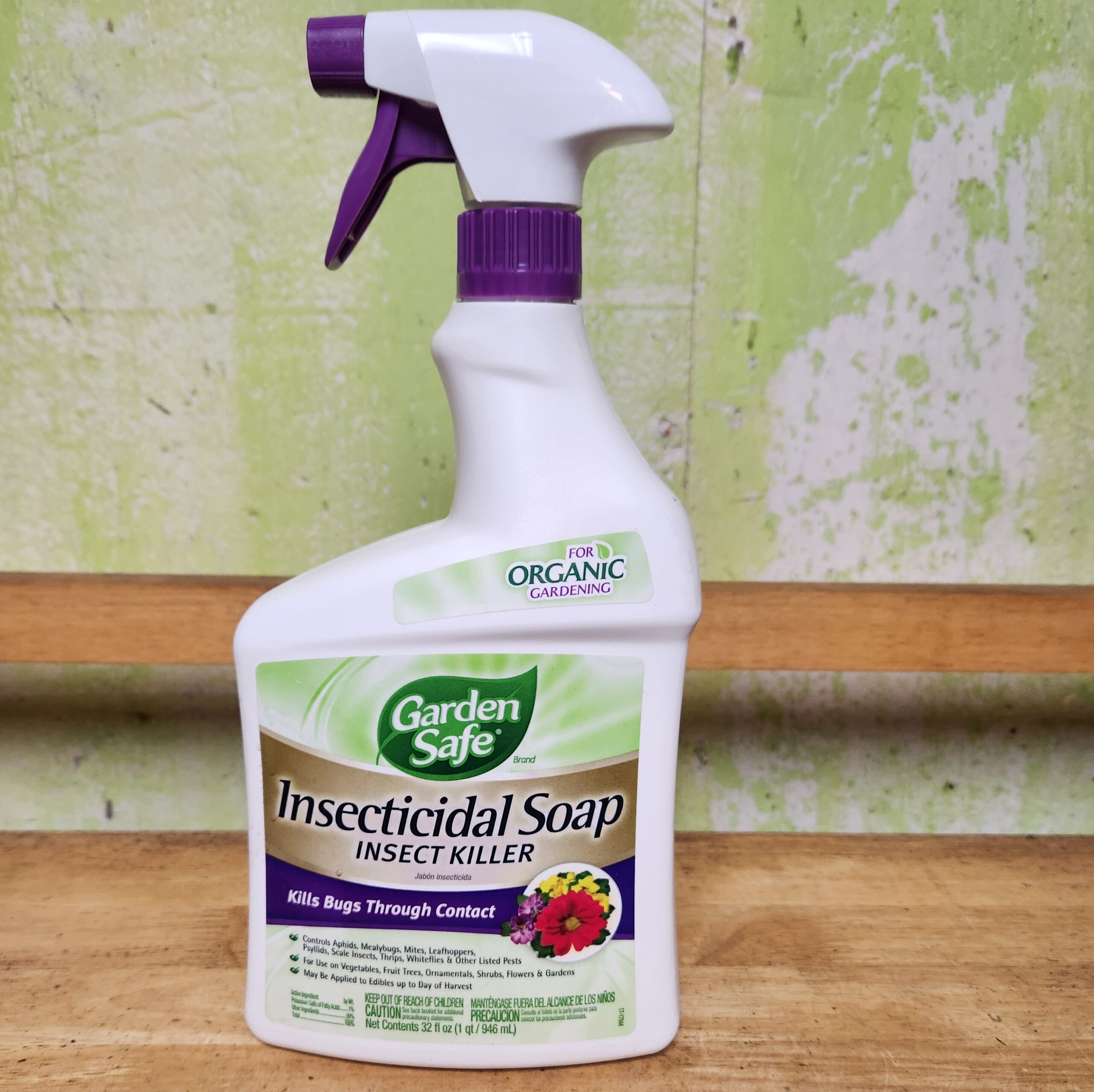 Garden Safe Insecticidal Soap for organic gardening 32 fl oz