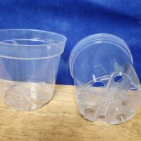 Ultra-Clear Plastic Pot 4" x 3.5" high