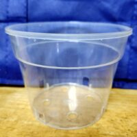Ultra-Clear Plastic Pot 6" x 4.5" high