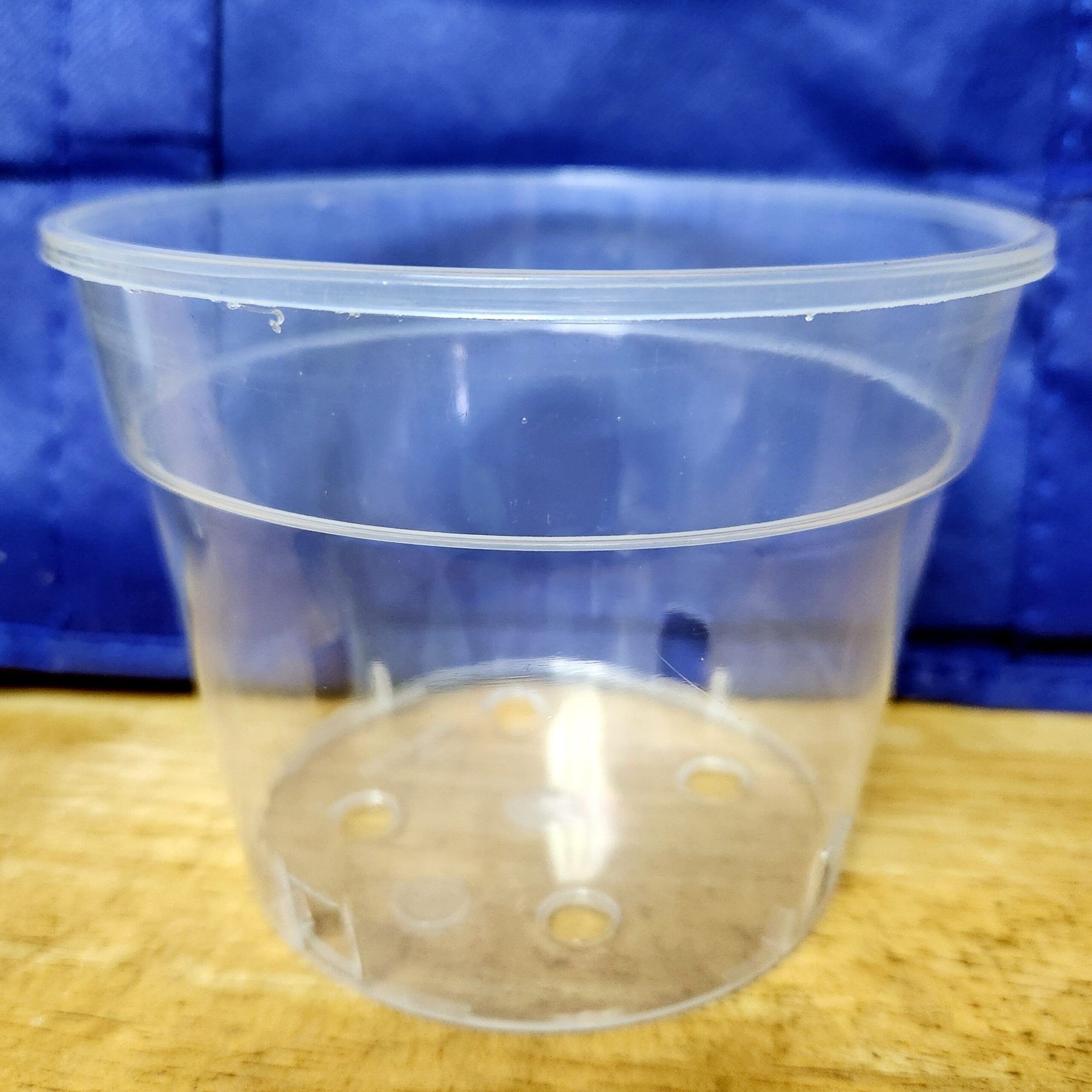 Ultra-Clear Plastic Pot 6" x 4.5" high