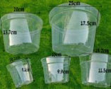 Ultra-Clear 4" plastic pot