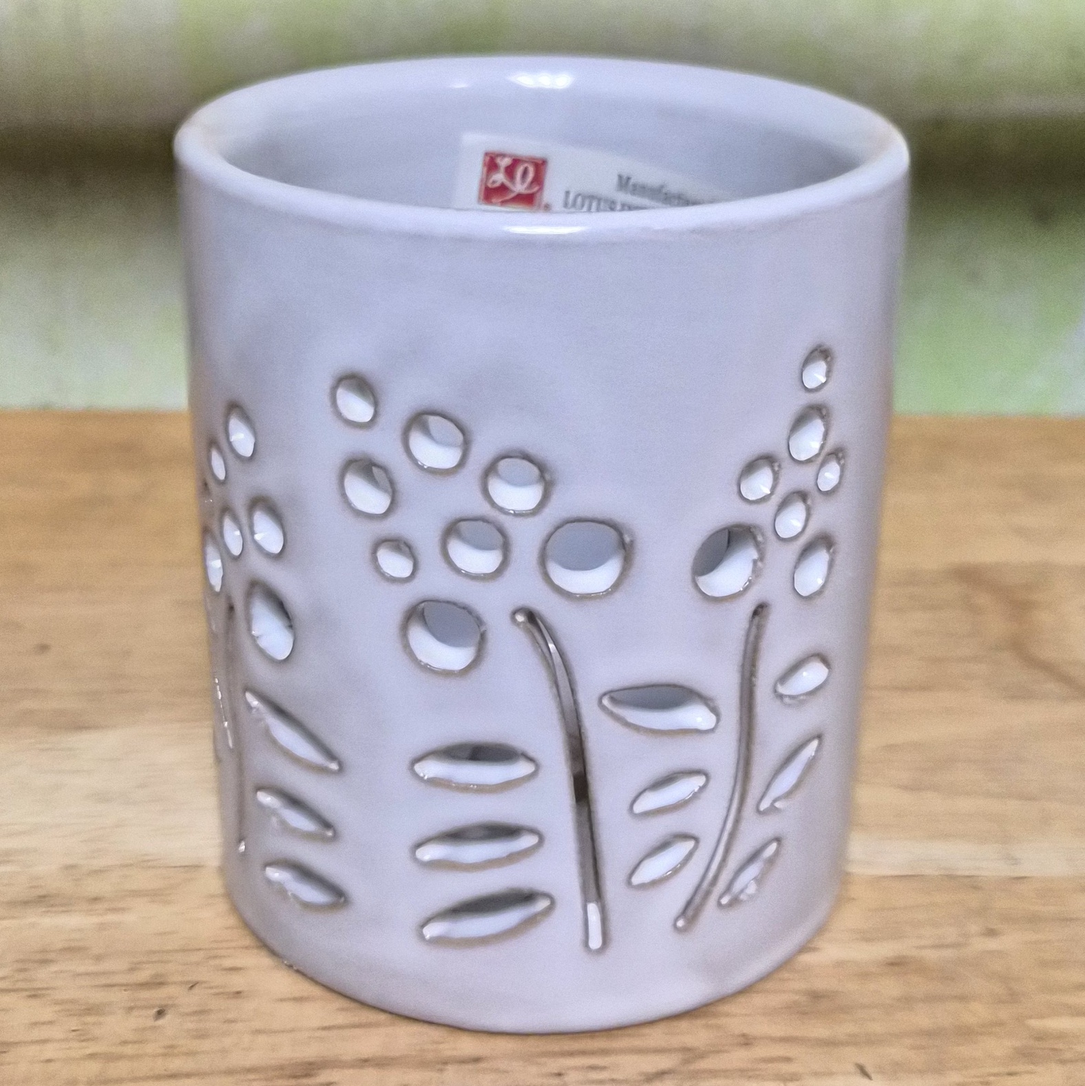 C-Lotus13 White 3" x 3"